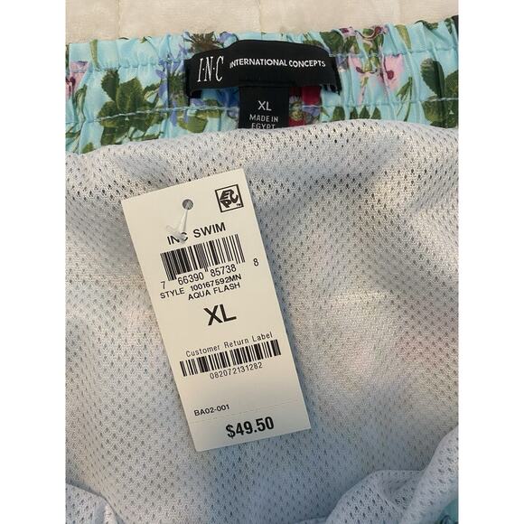 NEW INC International Concepts Men's Quick Dry 5" Swim Trunks Size X-Large NWT‎ - Picture 3 of 7